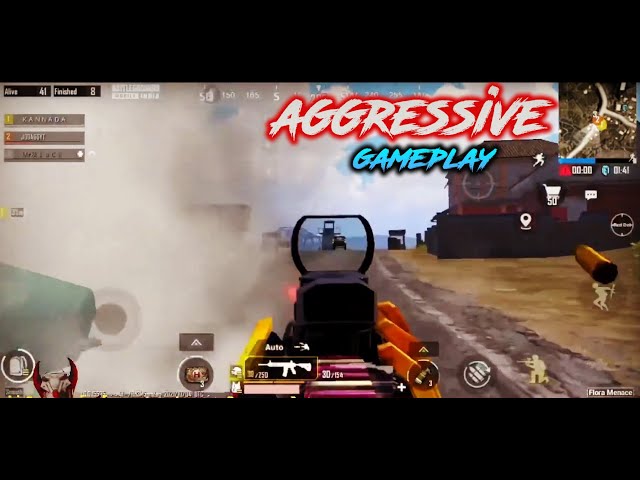 ASSRESSIVE GAMEPLAY | BATTLEGROUND MOBILE INDIA | AGG YT