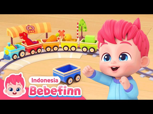 Tut Tut Kereta Pelangi | Lagu Anak | Bebefinn Bahasa Indonesia