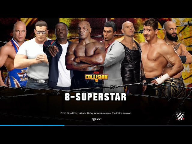 [WWE 2K24] Custom Matches | 8-Superstar Smash Up | Iron Man 30 Min Full Match | #10