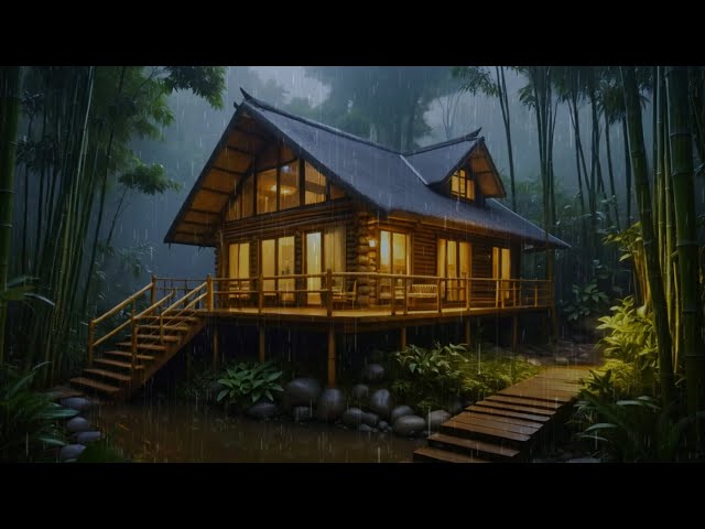 Serene Rainfall Sounds | Rainstorm Sounds For Relaxing, Focus or Sleep | White Noise