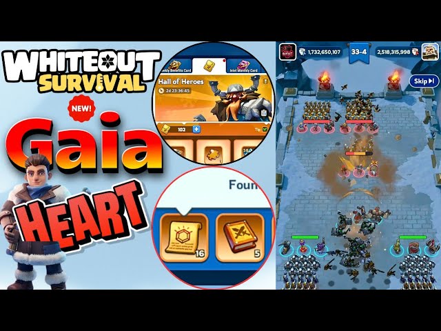 Whiteout Survival• OMG!" Gaia Heart " New Missions Arrived ✅