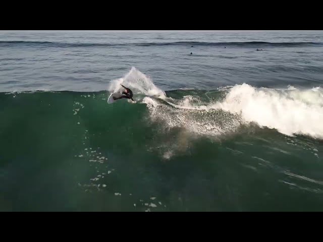 San Diego Drone Surfing Footage 1/20/25