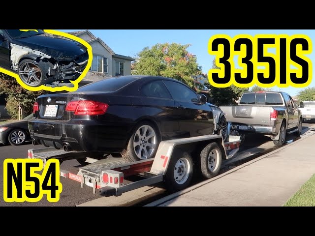 Rebuilding A Wrecked BMW 335IS Part. 1