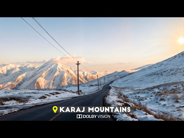 Terrifying & Beautiful | Sunset Drive on Karaj's Dangerous Mountain Roads | Iran 4k