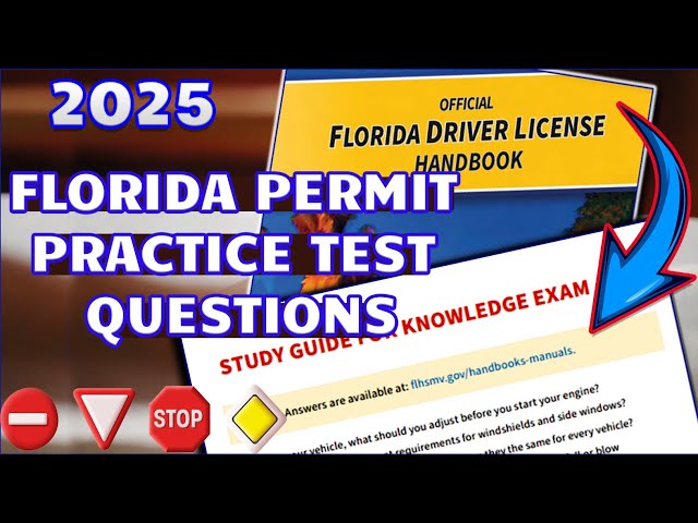 Florida Permit Test Real Questions | Florida Drivers Handbook 2025 | PART 1