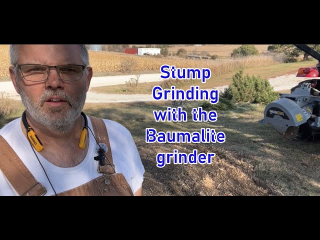 The most economical way to grind tree stumps!