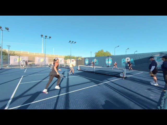 VR180 Garriotte-Rokicsak vs Burrows-Stratman - PPA Championships Las Vegas - Pro Pickleball