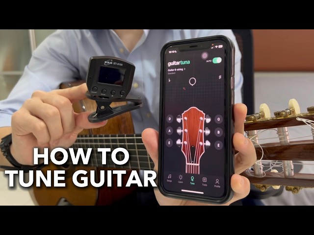 Step-by-Step to Tuning Your Guitar (no more "piaaakk")