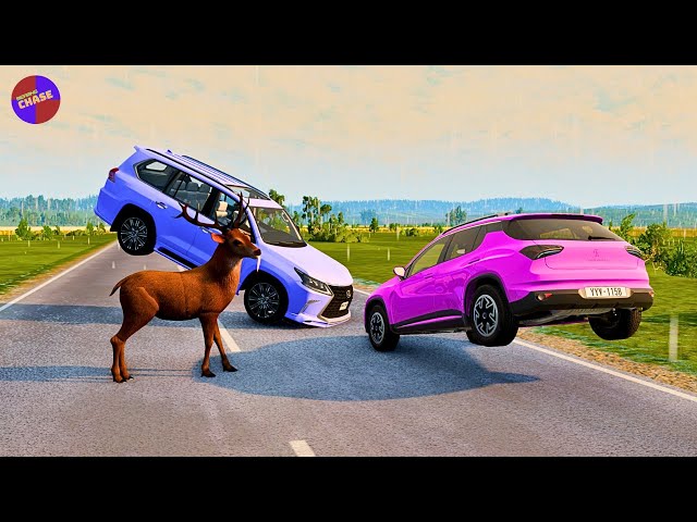 Roads and Highway Car Crashes in BeamNG.drive 😱