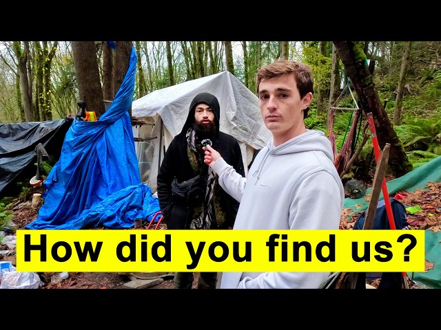 Deep Inside a Hidden Homeless Camp in the Woods