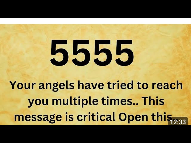 🕊️5555 Your angels have tried to reach you multiple times.. This message is ...