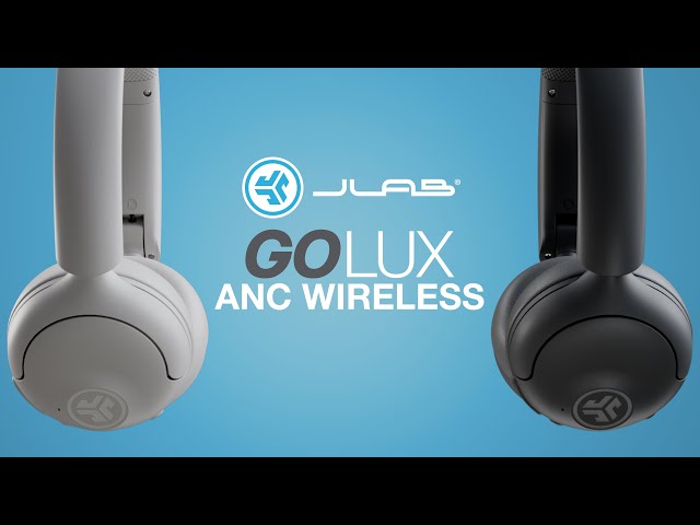 Go Lux ANC On-Ear Headphones - Compact Luxury, All Day Comfort