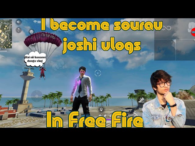 I become sourav joshi vlogs 😱 in free fire vlog 6 | Bermuda vlog #6