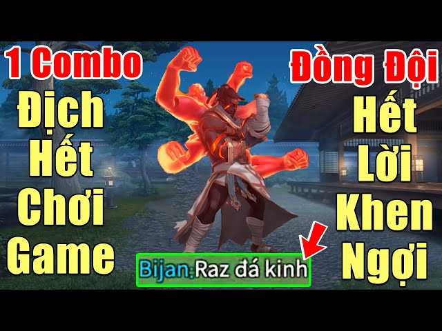 [Gcaothu] Best Raz đá đâu chết đấy khiến đồng đội hết lời khen ngợi - Một Combo địch hết chơi game