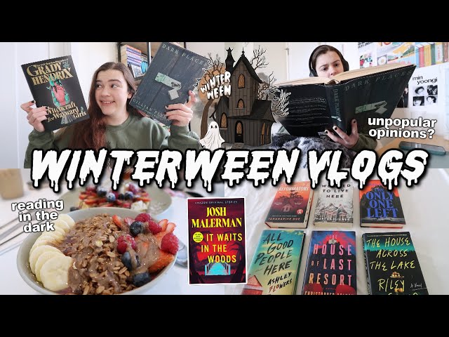 reading witchcraft for wayward girls, and reading in the dark ❄️👻🏠[WINTERWEEN FINAL DAYS VLOG]