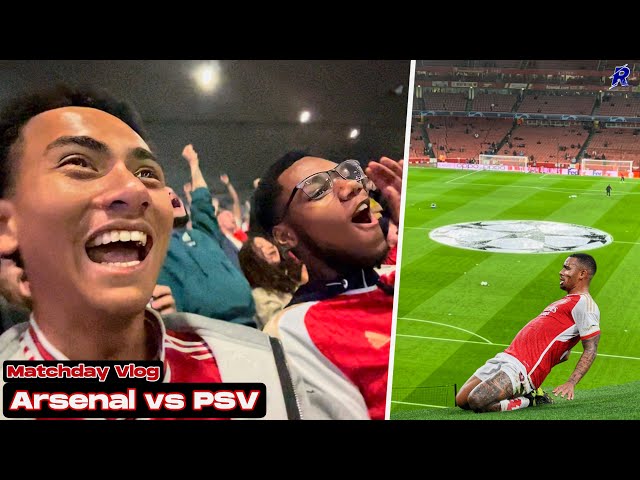 CHAMPIONS LEAGUE NIGHTS ARE BACK! - Arsenal vs PSV Matchday Vlog