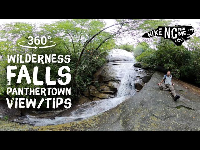 Wilderness Falls Hidden Waterfall Panthertown NC 360 VR