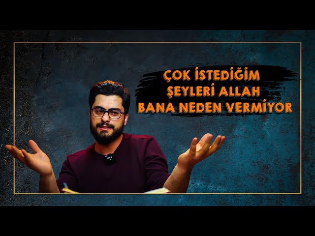 ÇOK İSTEDİĞİM ŞEYLERİ ALLAH BANA NEDEN VERMİYOR - İTİRAZIM VAR | RIDVAN GÖÇER