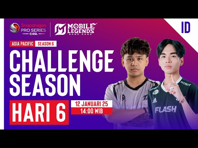 🔴 [ID] AP Mobile Legends: Bang Bang | Snapdragon Mobile Challenge Season | Season ke-6 | Hari 6