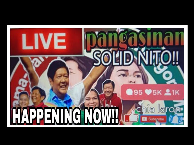 Bbm /SARA in CARMEN TO BAYAMBANG pangasinan