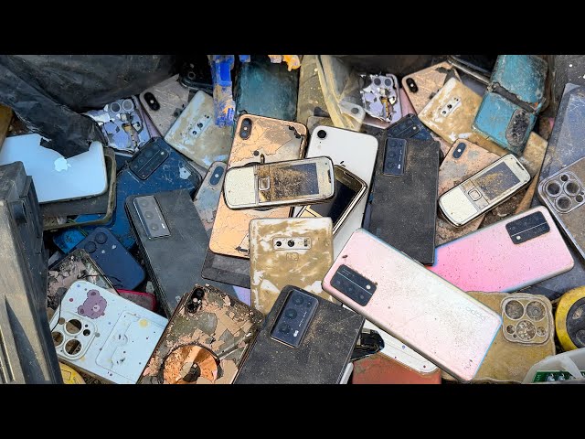 😮Oops! Great🤭 It Many Apple iPhones & More Cell Phones.. in Garbage || Restore Samsung Galaxy Note 9