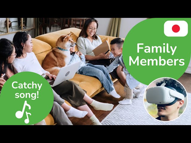 Family Song | Japanese Catchy Song | 360 3D 8K | DYNAMIC LANGUAGES