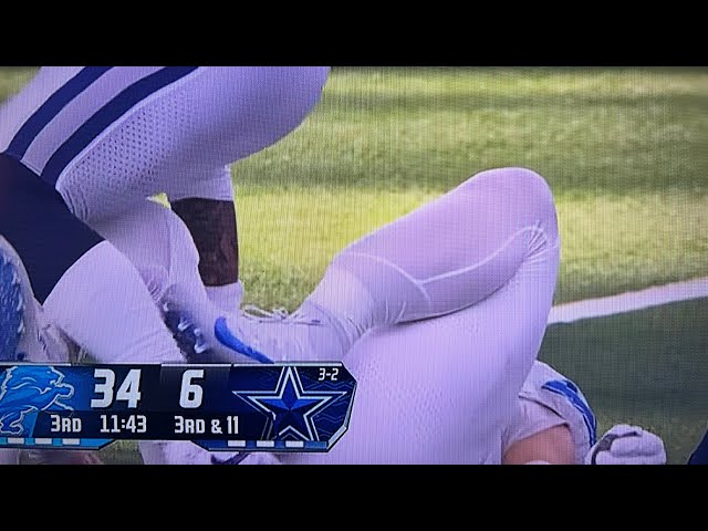 Graphic Video Detroit Lions Aidan Hutchinson Breaks Leg vs Dallas Cowboys