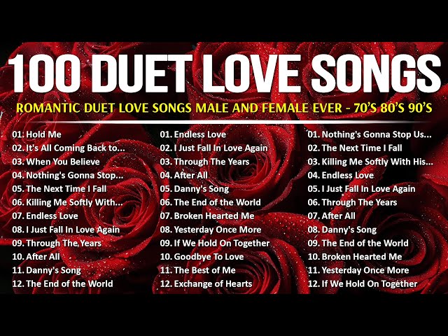 Best Romantic Duet Love Songs 80s 90s - Timeless Tunes - Love Songs that Define an Era