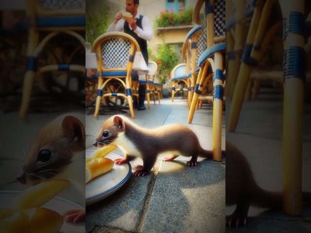 Baby weasel