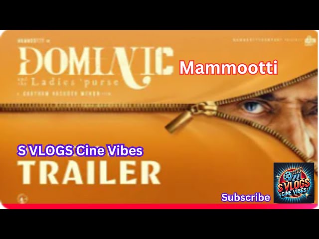 Dominic and The Ladies Purse - Malayalam Movie Trailer. #Mammootty  #mammoottykampany #gautham.v