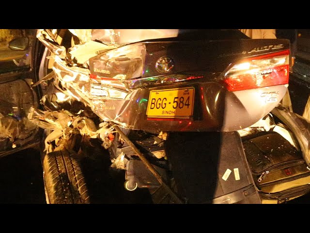 Lahore Islamabad Motorway par Accident | Car Accident due to Overspeeding at M2 | 27 March 2022 |