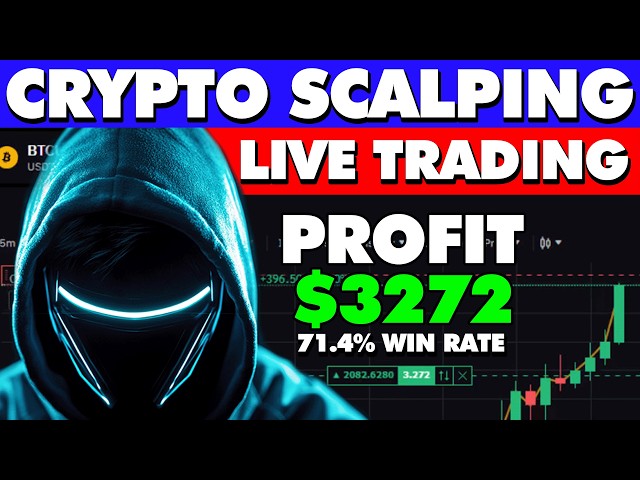 I made $3272 profit scalping crypto with 71.4% win rate (live trading)