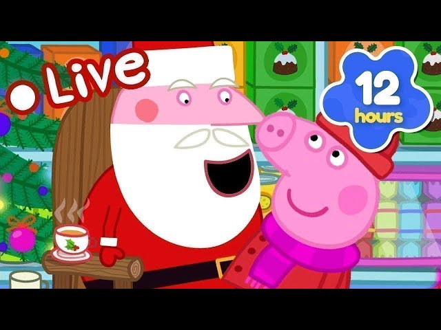 🔴 LIVE! NEW Peppa Pig Live 🐷 CHRISTMAS SPECIAL EPISODES 🎄🎅🏻☃️ Family Kids Cartoons Livestream!