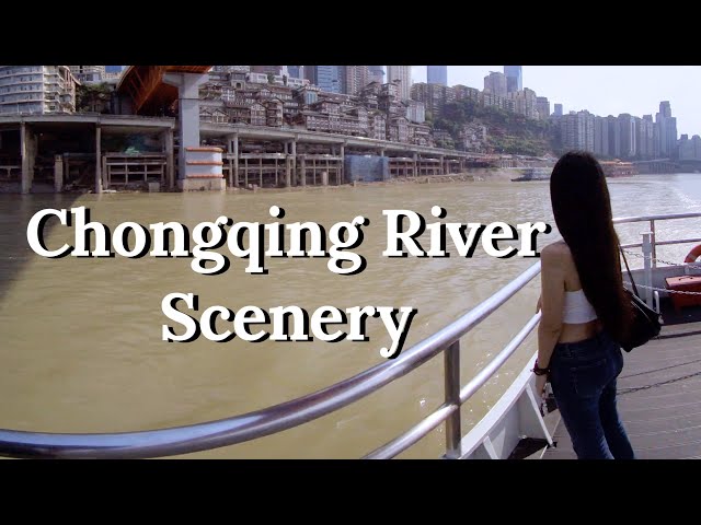 vr180 3D｜CHONG QING CHINA｜ River Scenery｜Witness the Unique Charm of the City from the Water重庆两江交汇轮渡