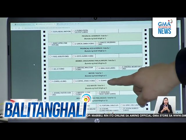 Ballot face template, ipinakita ng Comelec ; muling pag-imprenta ng mga balota... | Balitanghali