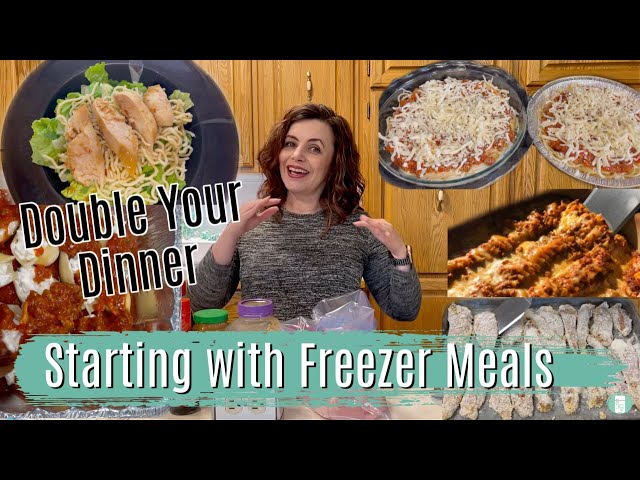 Doubling Your Dinner to FILL YOUR FREEZER | Family Meal Prep | Freezer Meals