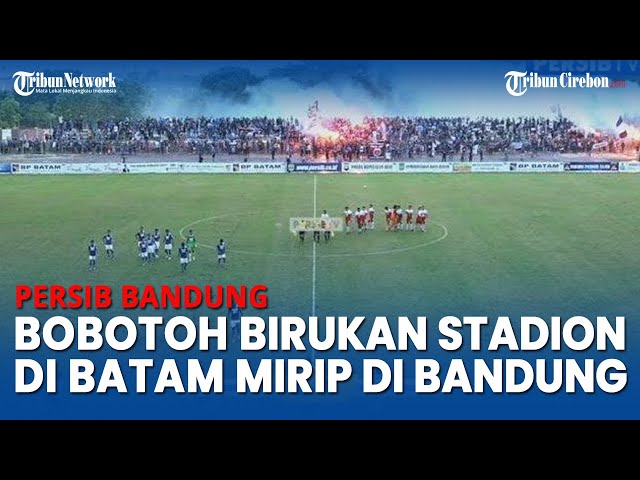 Bobotoh Persib Birukan Stadion di Batam, Mirip Momen di Stadion Siliwangi