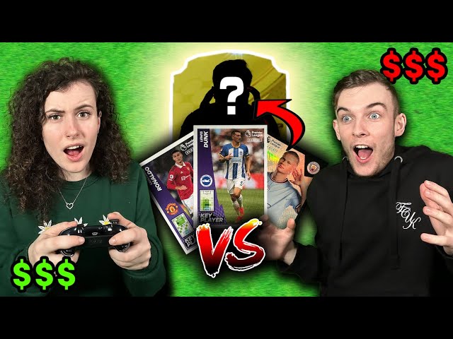 I Challenged My Girlfriend with EXPENSIVE FORFEIT... Premier League Pack Battle!