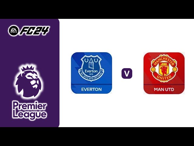 FC24丨Everton vs Manchester UTD丨Premier League 2024/25丨英格蘭足球超級聯賽丨艾佛頓 vs 曼徹斯特聯丨Matchday 26