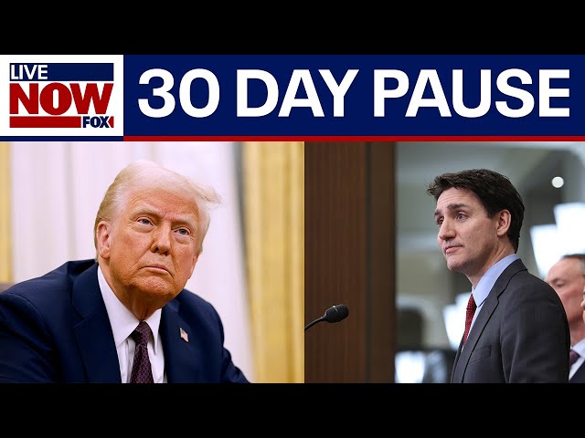 BREAKING: Trump pauses tariffs against Canada for 30 days | LiveNOW from FOX