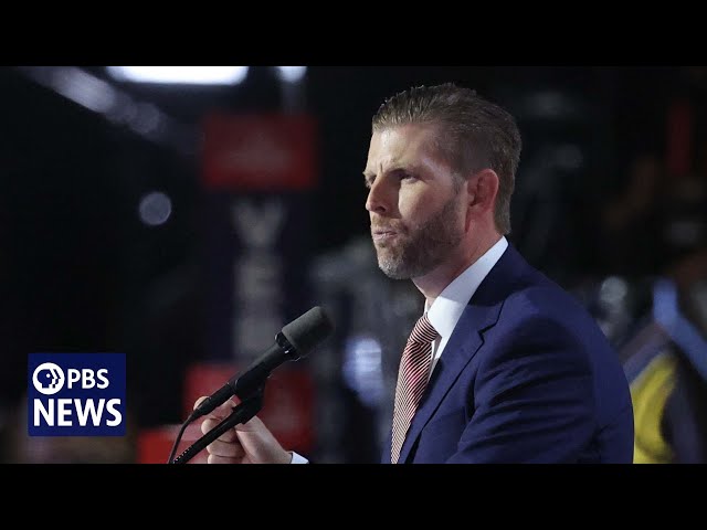 WATCH: Eric Trump says the MAGA movement threatens 'political elites' | 2024 RNC Night 4