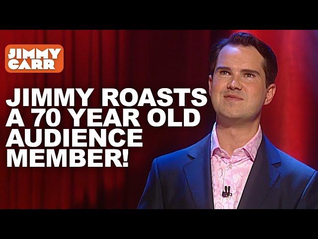 Jimmy Roasts a 70 Year Old Audience Member! | Jimmy Carr