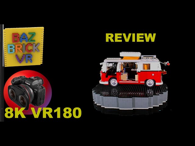 VR180 8K Lego Review 10220 Volkswagen T1 Camper Van BazBrickVR S01E18