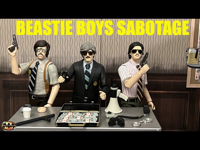 Super 7 Beastie Boys Sabotage Cops Police Detective Action Figure Review & Comparison