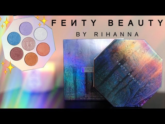 NEW Killawatt Foil Freestyle Highlighter Palette | Fenty Beauty Holidays 2018