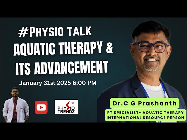 The FAST Way to Recover from Injury with Aquatic Therapy in 2025 | Live with Dr. C G Prashanth