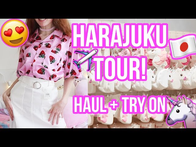 SHOPPING IN HARAJUKU! HAUL & TRY ON