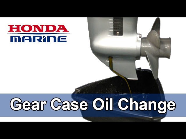 Honda Marine DIY Gear Case Oil Change