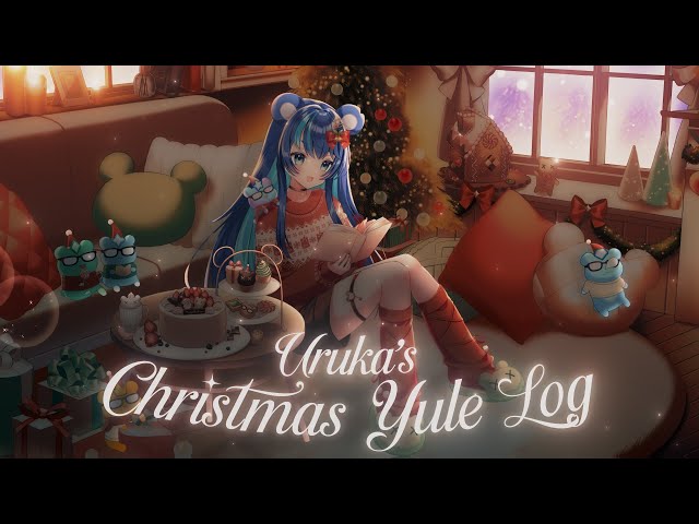 Cozy Violin + Piano 🎄 Uruka's Christmas Yule Log