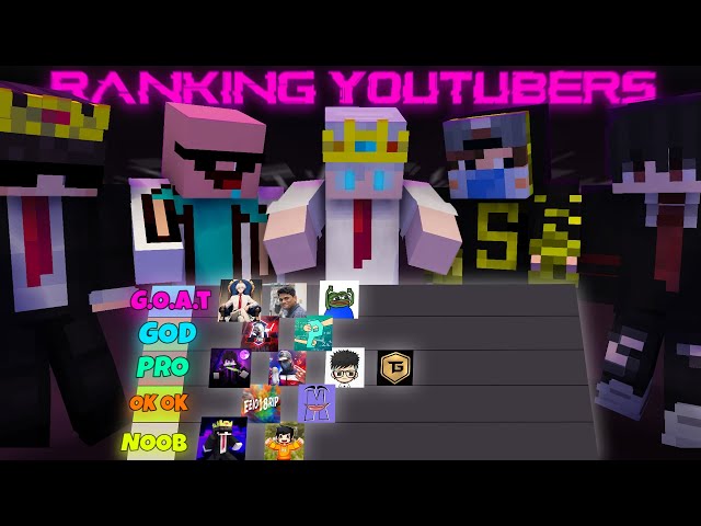 Ranking Minecraft Indian Youtubers With SenpaiSpider ?